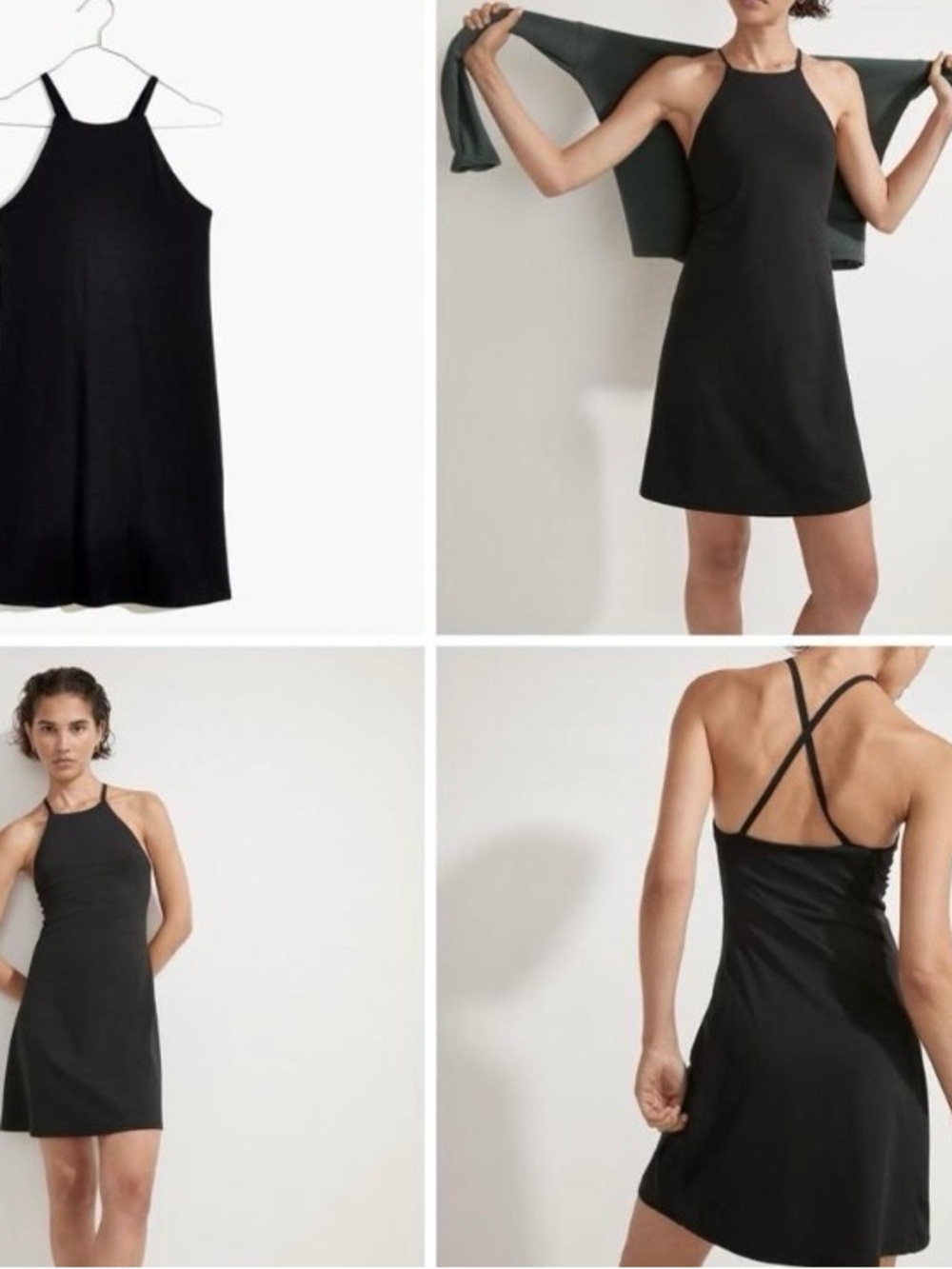 Madewell MWL Flex Fitness Dress w Built-In Shorts Size M Like New